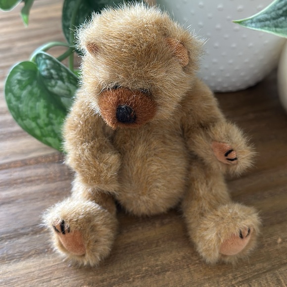 🧸 ty Brown stuffed Bear 8 inch plush 1993 Fully jointed Animal 🧸 - Picture 3 of 12